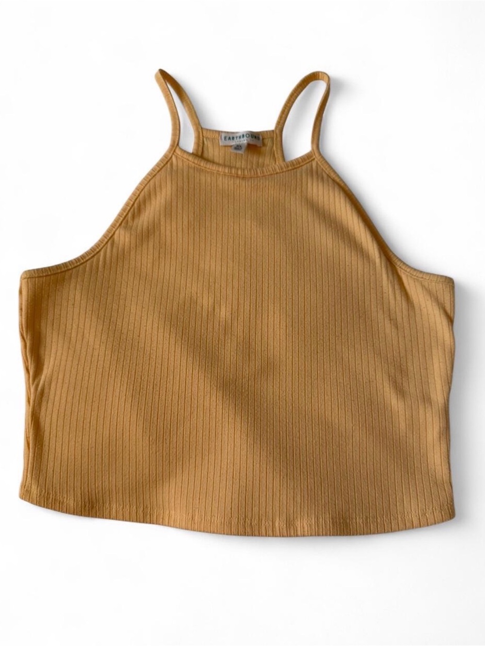 Yellow halter top